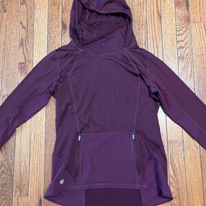 Athleta Purple Hoodie Sweatshirt